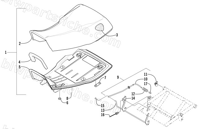 SEAT ASSEMBLY diagram