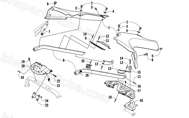 SEAT SUPPORT ASSEMBLY diagram