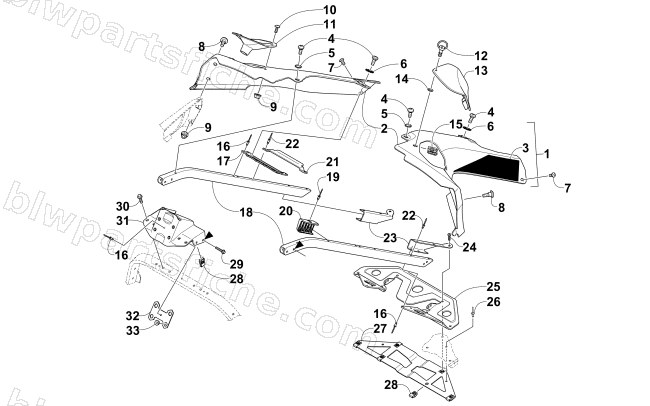 SEAT SUPPORT ASSEMBLY diagram