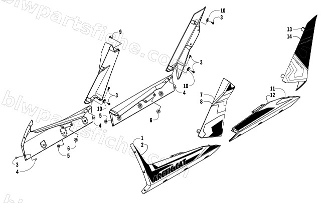 SIDE PANEL ASSEMBLY diagram