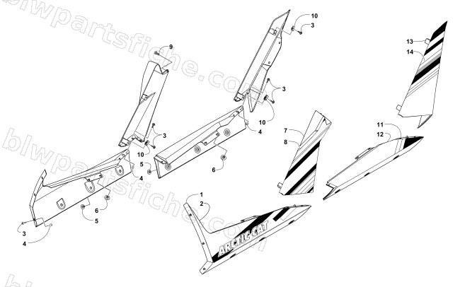 SIDE PANEL ASSEMBLY diagram