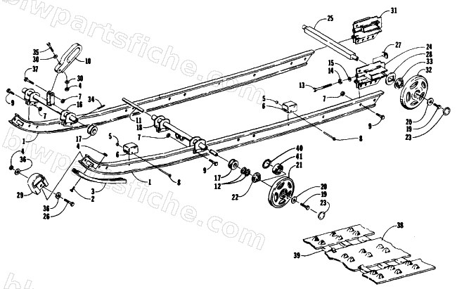 SLIDE RAIL TRACK ASSEMBLIES diagram