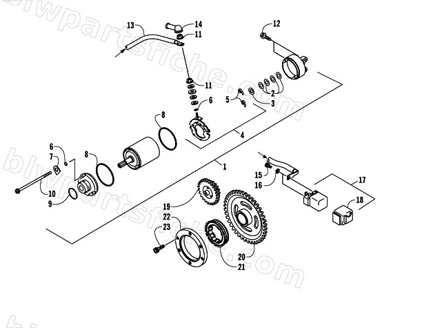 STARTER MOTOR diagram
