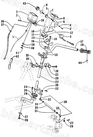 STEERING ASSEMBLY diagram