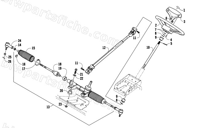 STEERING ASSEMBLY diagram