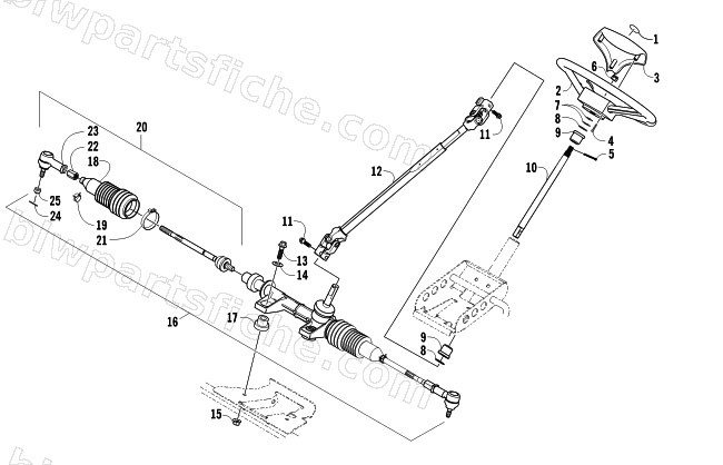 STEERING ASSEMBLY diagram