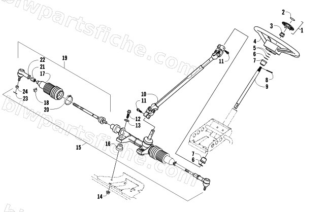 STEERING ASSEMBLY diagram