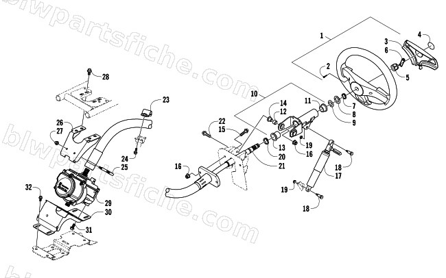 STEERING ASSEMBLY diagram