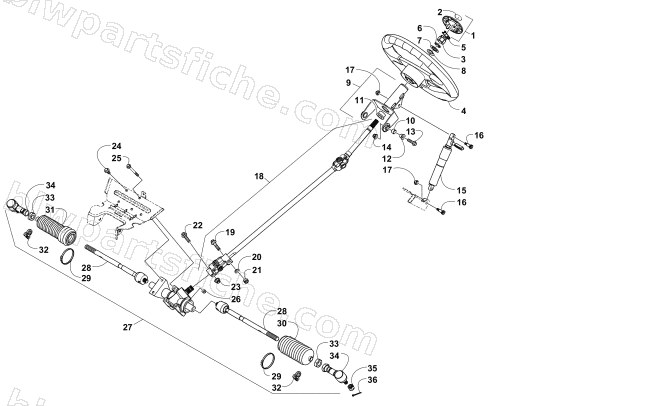 STEERING ASSEMBLY diagram