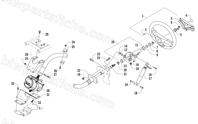 STEERING ASSEMBLY diagram