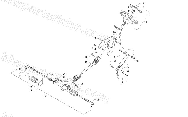 STEERING ASSEMBLY diagram