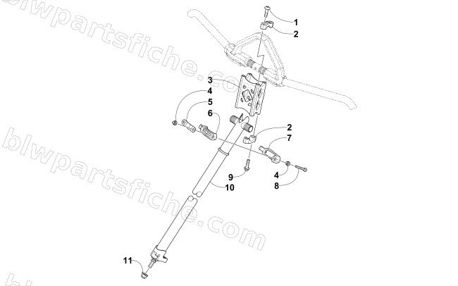 STEERING POST ASSEMBLY diagram