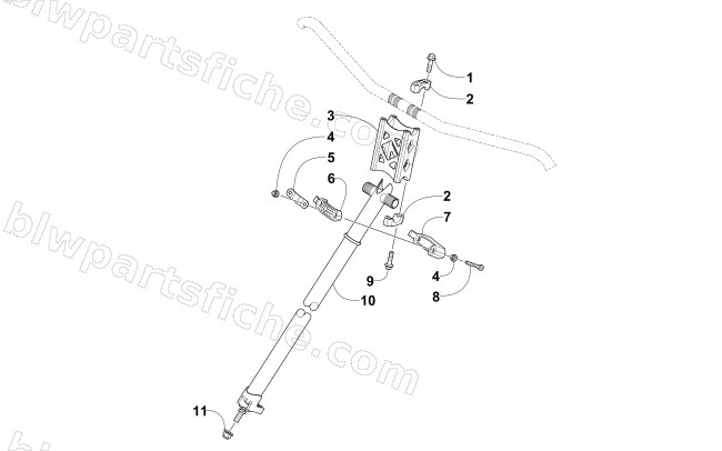 STEERING POST ASSEMBLY diagram