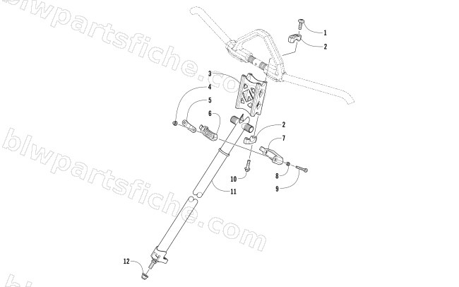 STEERING POST ASSEMBLY diagram