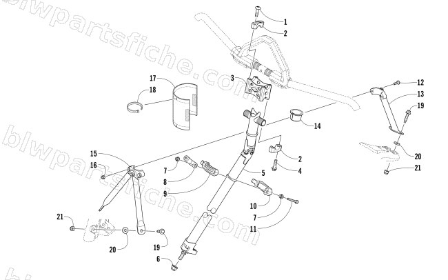 STEERING POST ASSEMBLY diagram