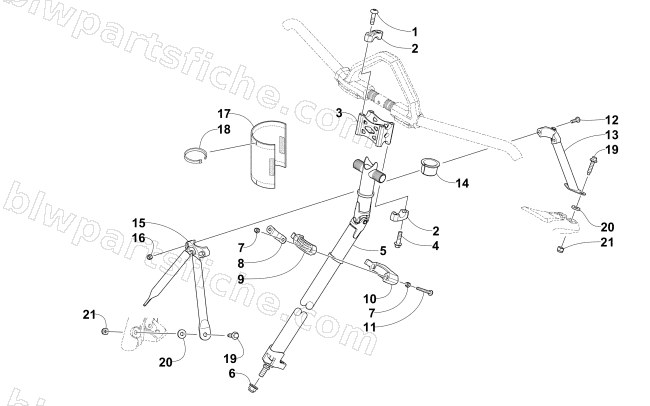 STEERING POST ASSEMBLY diagram