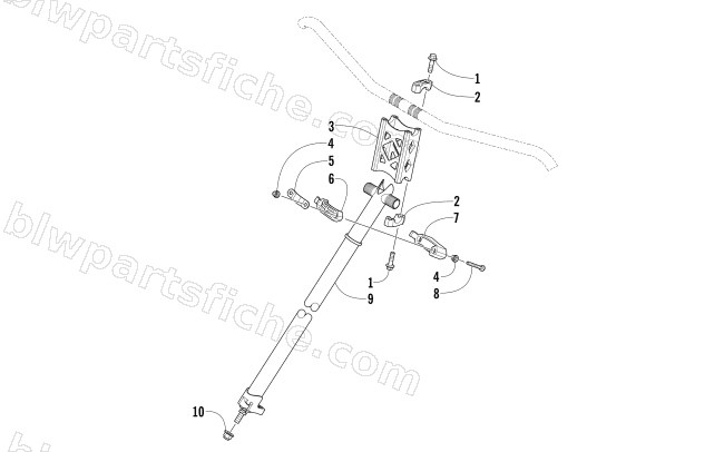 STEERING POST ASSEMBLY diagram