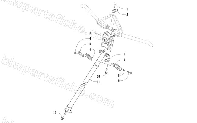 STEERING POST ASSEMBLY diagram