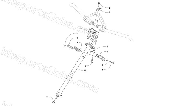 STEERING POST ASSEMBLY diagram