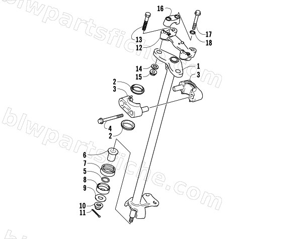 STEERING POST ASSEMBLY diagram