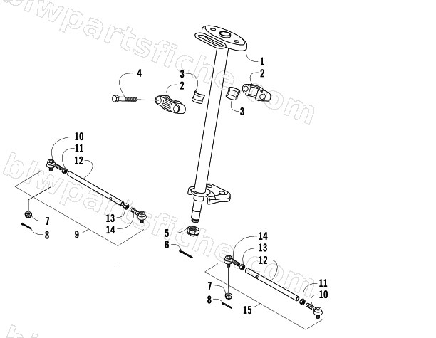 STEERING POST ASSEMBLY diagram