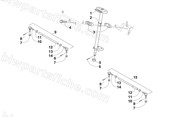 STEERING POST ASSEMBLY diagram