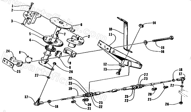 STEERING POST ASSEMBLY diagram