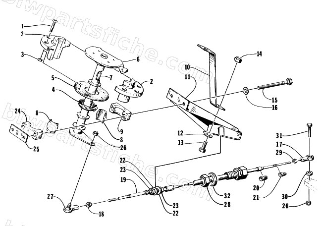 STEERING POST ASSEMBLY diagram