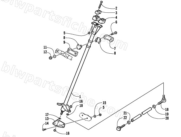 STEERING POST ASSEMBLY diagram