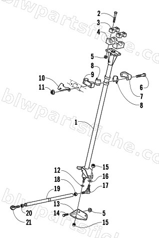 STEERING POST ASSEMBLY diagram