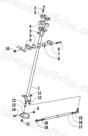 STEERING POST ASSEMBLY diagram