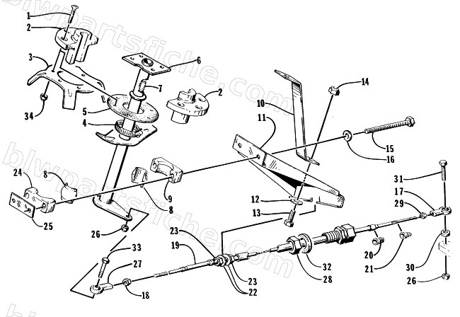 STEERING POST ASSEMBLY diagram