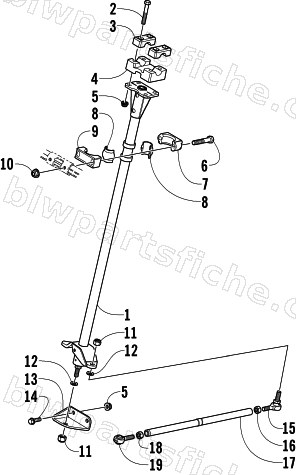 STEERING POST ASSEMBLY diagram