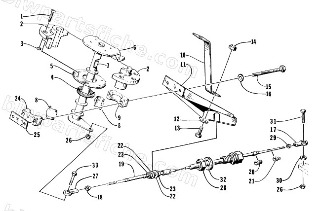 STEERING POST ASSEMBLY diagram