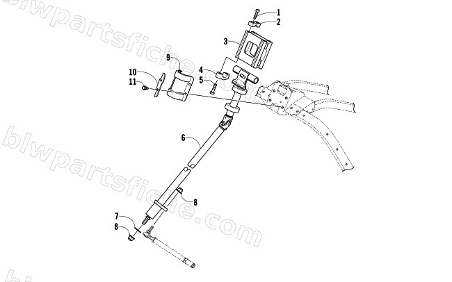 STEERING POST ASSEMBLY diagram