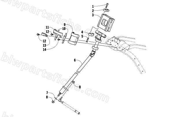 STEERING POST ASSEMBLY diagram