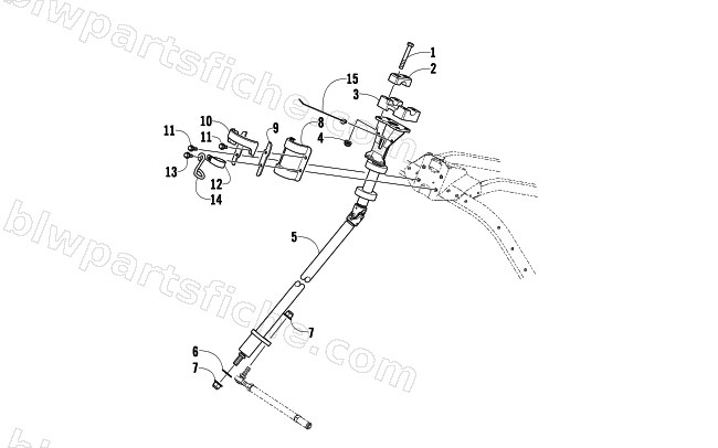 STEERING POST ASSEMBLY diagram