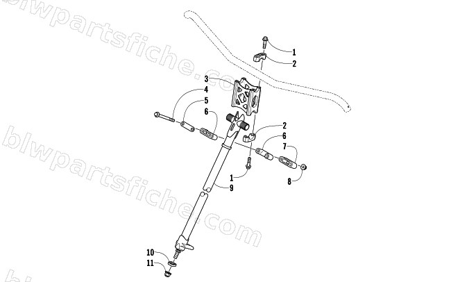 STEERING POST ASSEMBLY diagram
