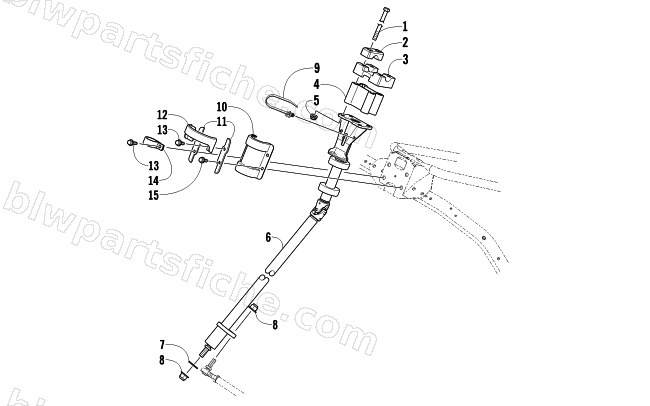 STEERING POST ASSEMBLY diagram