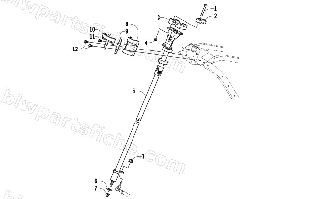 STEERING POST ASSEMBLY diagram