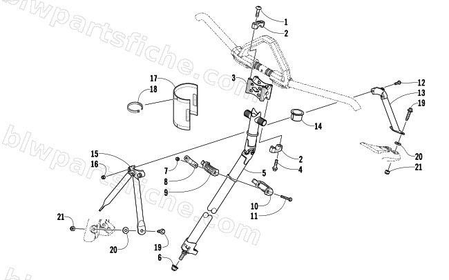 STEERING POST ASSEMBLY diagram