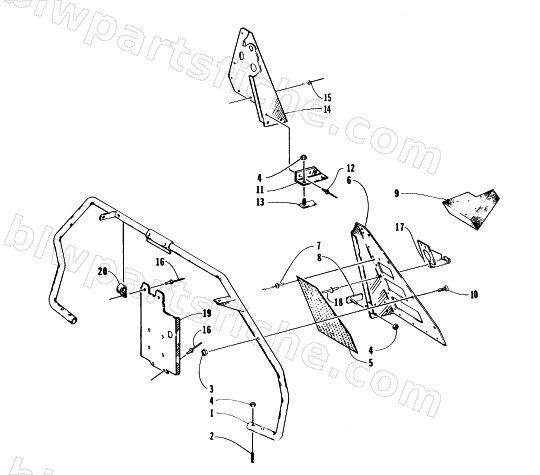 STEERING SUPPORT ASSEMBLY diagram