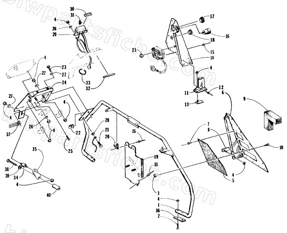 STEERING SUPPORT ASSEMBLY diagram