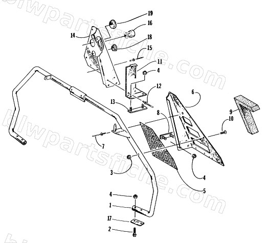 STEERING SUPPORT ASSEMBLY diagram