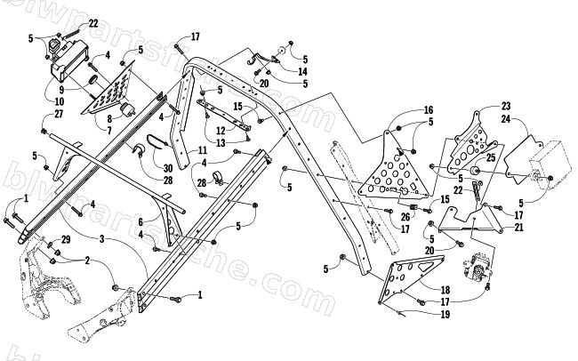 STEERING SUPPORT ASSEMBLY diagram
