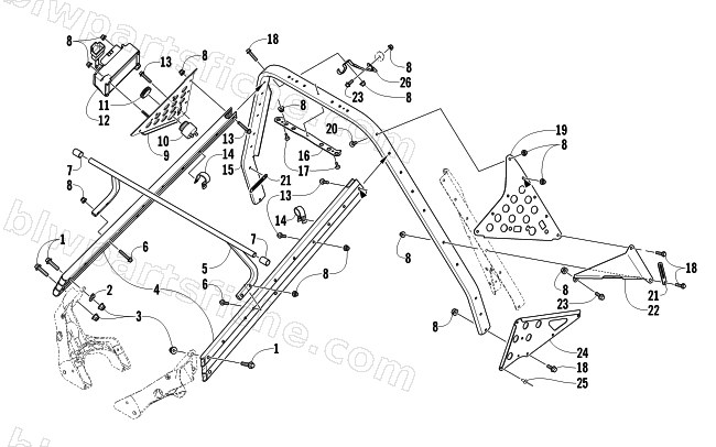 STEERING SUPPORT ASSEMBLY diagram
