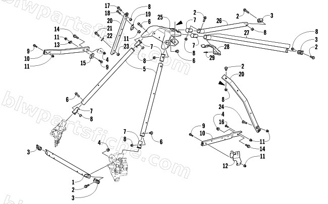 STEERING SUPPORT ASSEMBLY diagram