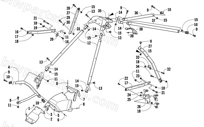 STEERING SUPPORT ASSEMBLY diagram