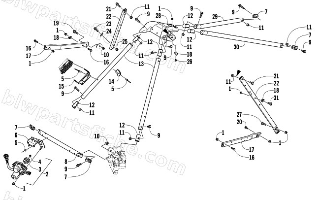 STEERING SUPPORT ASSEMBLY diagram