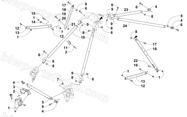 STEERING SUPPORT ASSEMBLY diagram